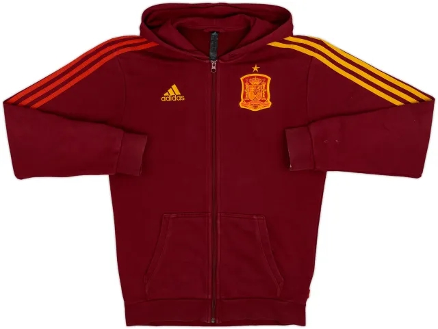 2019-20 Spain adidas Hooded Track Jacket - 7/10 - (S)