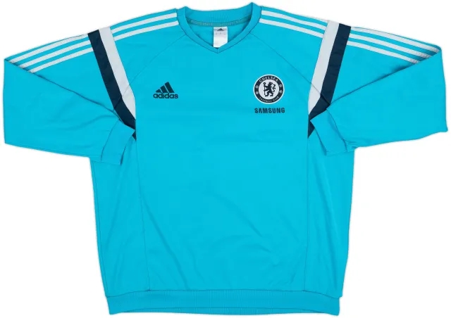 2014-15 Chelsea adidas Sweat Top - 8/10 - (XL)