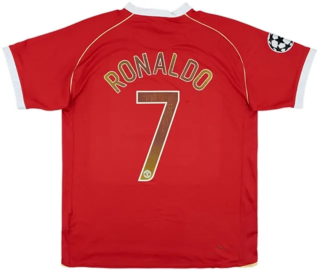 2006-07 Manchester United Home Shirt Ronaldo #7 - 4/10 - (L)