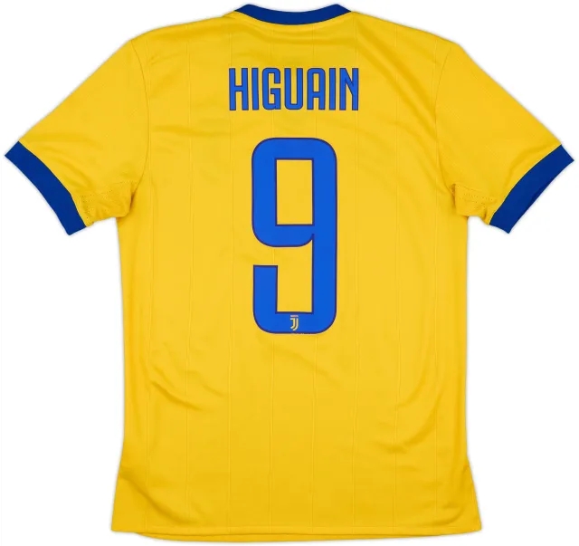 2017-18 Juventus Away Shirt Higuain #9 - 8/10 - (S)