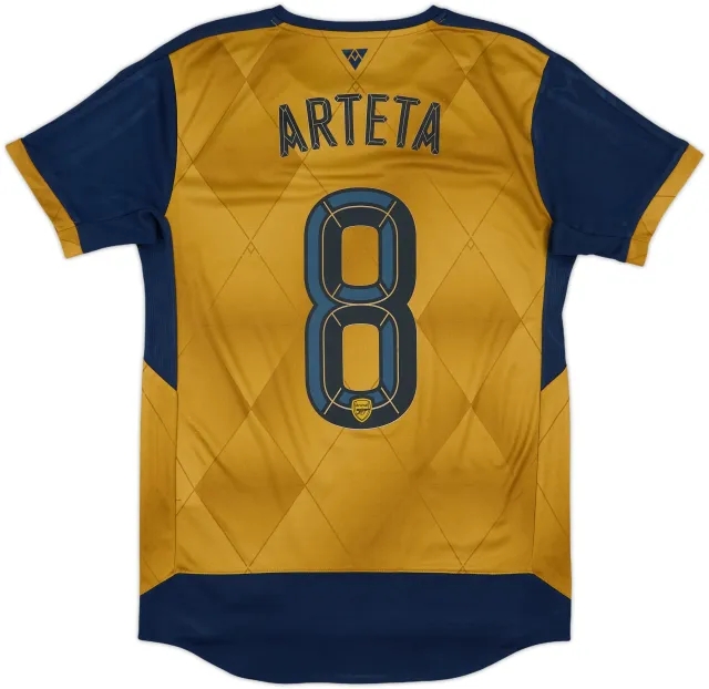2015-16 Arsenal Away Shirt Arteta #8 - 8/10 - (S)