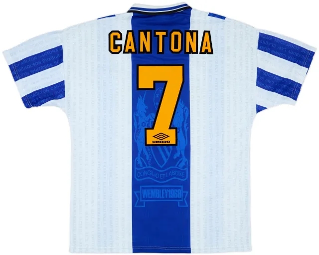 1994-96 Manchester United Third Shirt Cantona #7 - 9/10 - (XL)