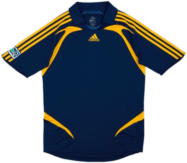2007-08 LA Galaxy adidas Training Shirt #23 (Beckham) - 9/10 - (S)