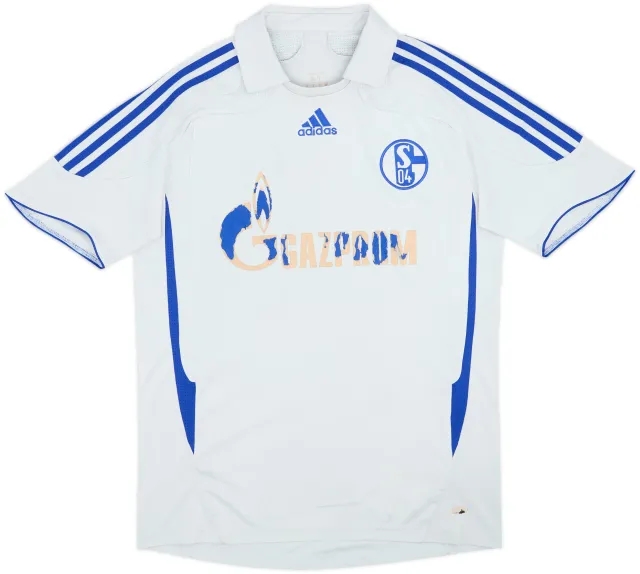 adidas Schalke 04 Mens SS Away Shirt 2007/08