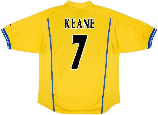 2000-02 Leeds United Away Shirt Keane #7 - 6/10 - (L)