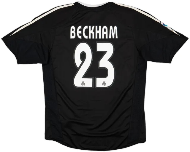 2004-05 Real Madrid Away Shirt Beckham #23 - 7/10 - (M)