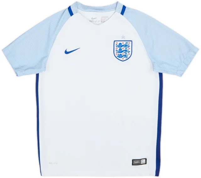 Nike England Boys SS Home Shirt 2016