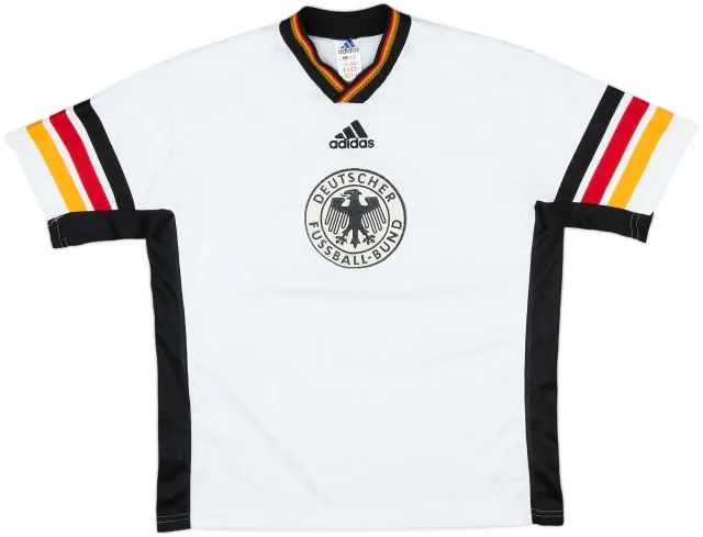 adidas Germany Boys SS Home Shirt 1998