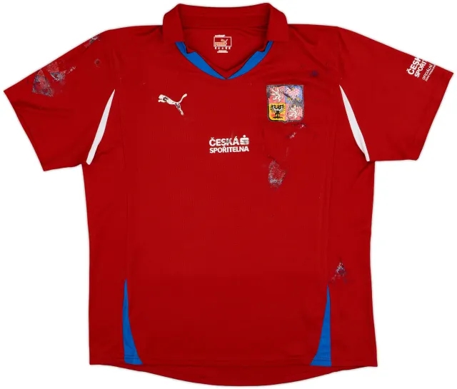 2010-12 Czech Republic Home Shirt - 4/10 - (XL)