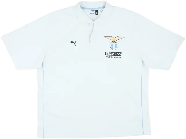 2001-02 Lazio Puma Polo Shirt - 7/10 - (L)