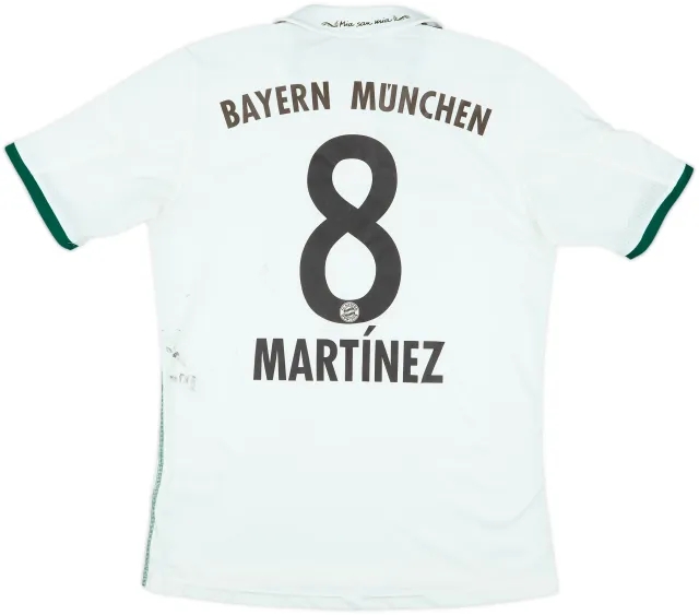 2013-14 Bayern Munich Away Shirt Martinez #8 - 5/10 - (XL.Boys)