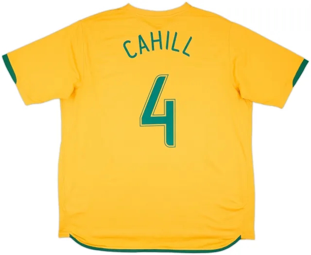 2006-08 Australia Home Shirt Cahill #4 - 7/10 - (XXL)