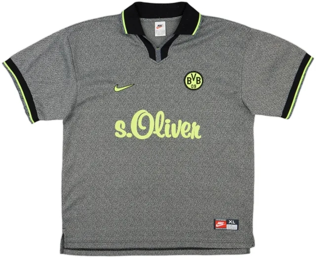 Nike Borussia Dortmund Mens SS Away Shirt 1997/98