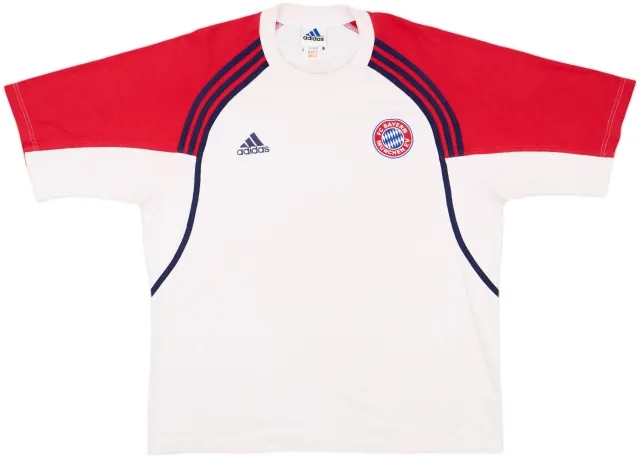 2000-01 Bayern Munich adidas Cotton Tee - 7/10 - (XL)