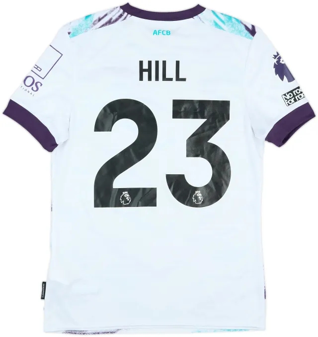 2024-25 Bournemouth Match Issue Away Shirt Hill #23