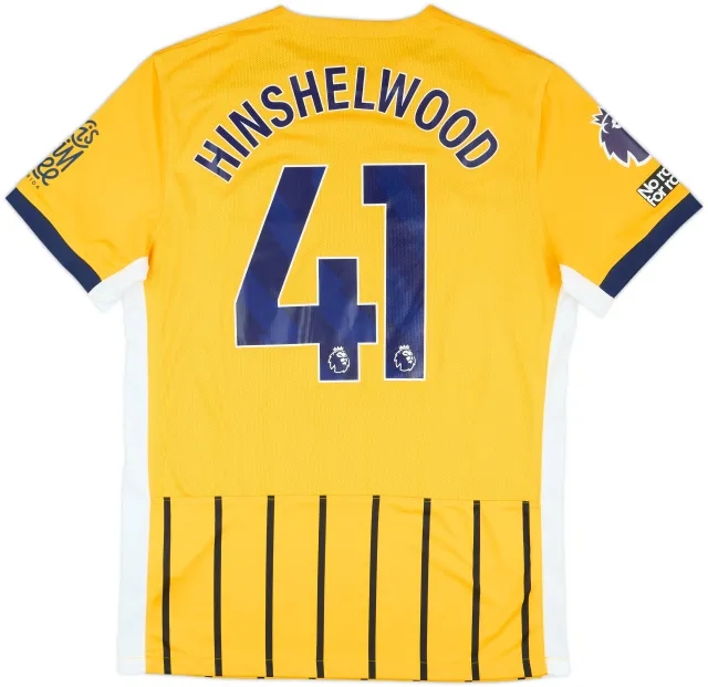 2024-25 Brighton Match Issue Away Shirt Hinshelwood #41