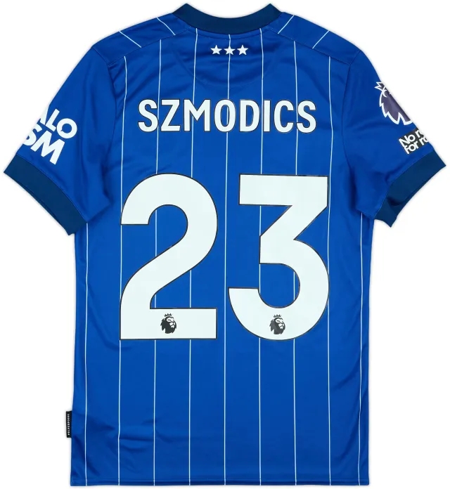 2024-25 Ipswich Match Issue Home Shirt Szmodics #23