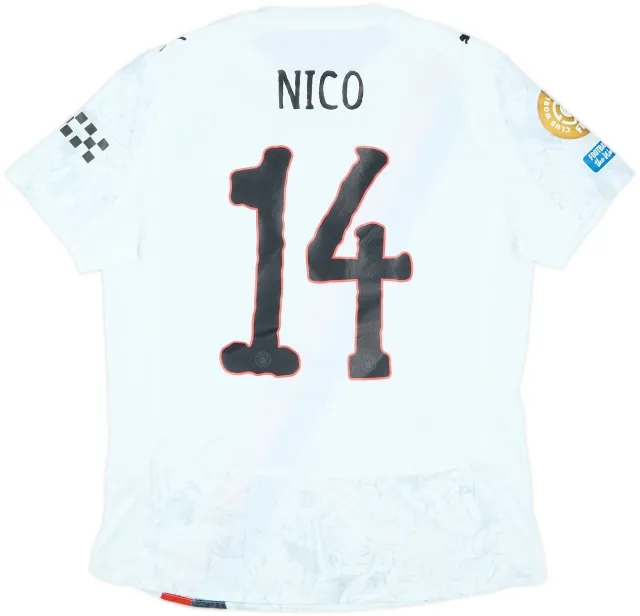 2025 Manchester City Match Issue KidSuper CWC Home Shirt Nico #14