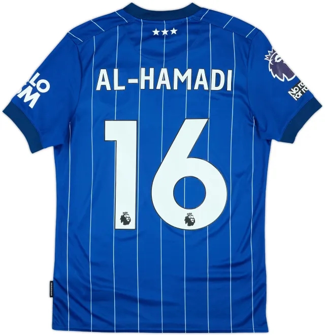 2024-25 Ipswich Match Issue Home Shirt Al-Hamadi #16
