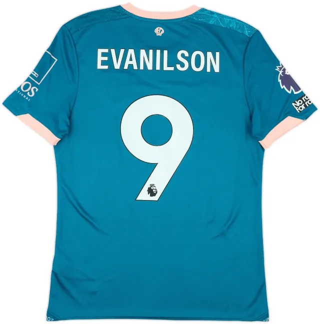 2024-25 Bournemouth Match Issue Third Shirt Evanilson #9