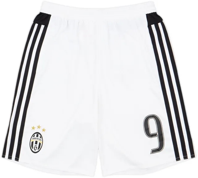 2015-16 Juventus Player Issue Home Shorts #9 - 7/10 - (L.Boys)