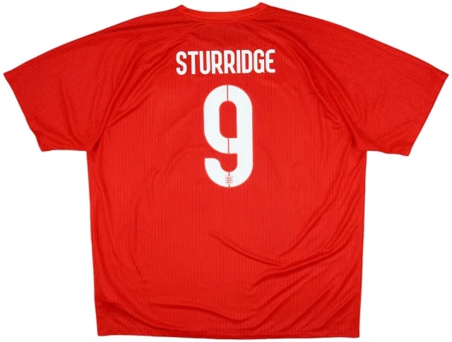 2014-15 England Away Shirt Sturridge #9 - 8/10 - (3XL)