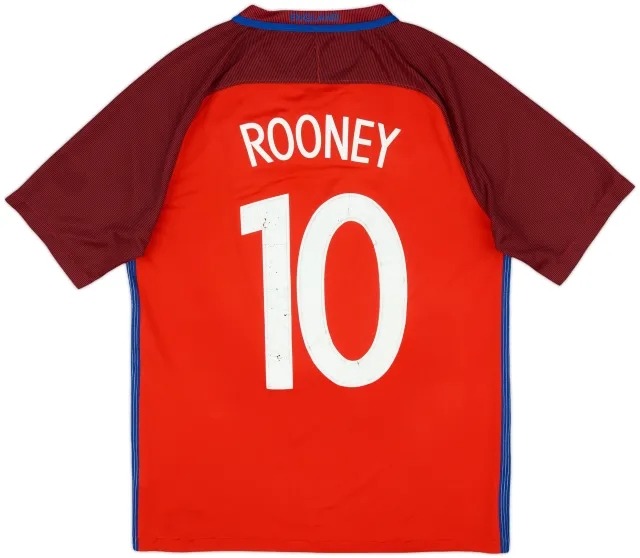 2016-17 England Away Shirt Rooney #10 - 5/10 - (M)
