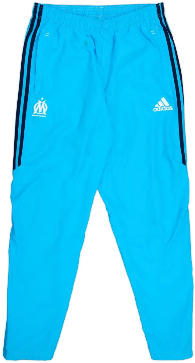 2017-18 Olympique Marseille adidas Track Pants/Bottoms - 6/10 - (M)