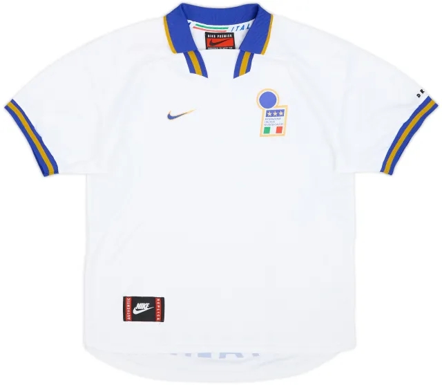 1996-97 Italy Away Shirt - 8/10 - (XL.Boys)