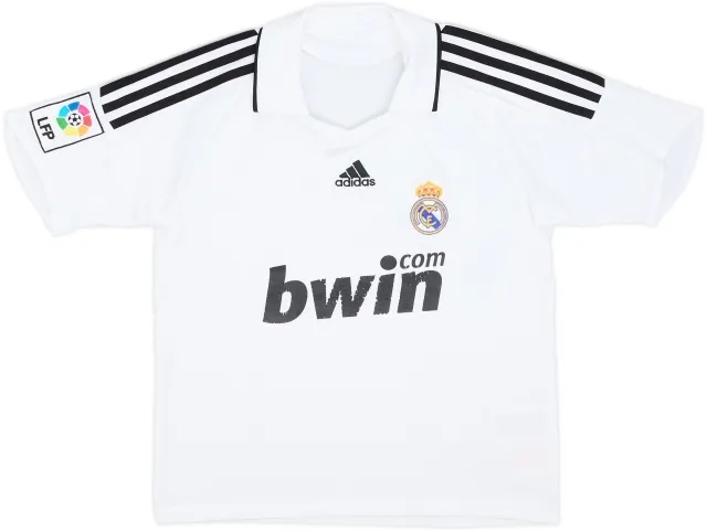 2008-09 Real Madrid Home Shirt - 5/10 - (M.Boys)