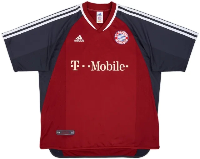 2001-02 Bayern Munich Signed Home Shirt - 7/10 - (XL)