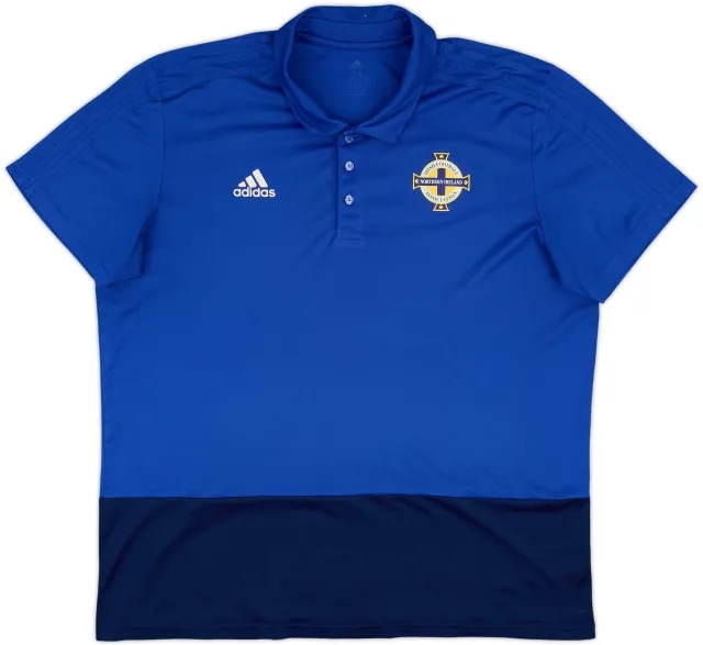 2017-18 Northern Ireland adidas Polo Shirt - 10/10 - (XXL)