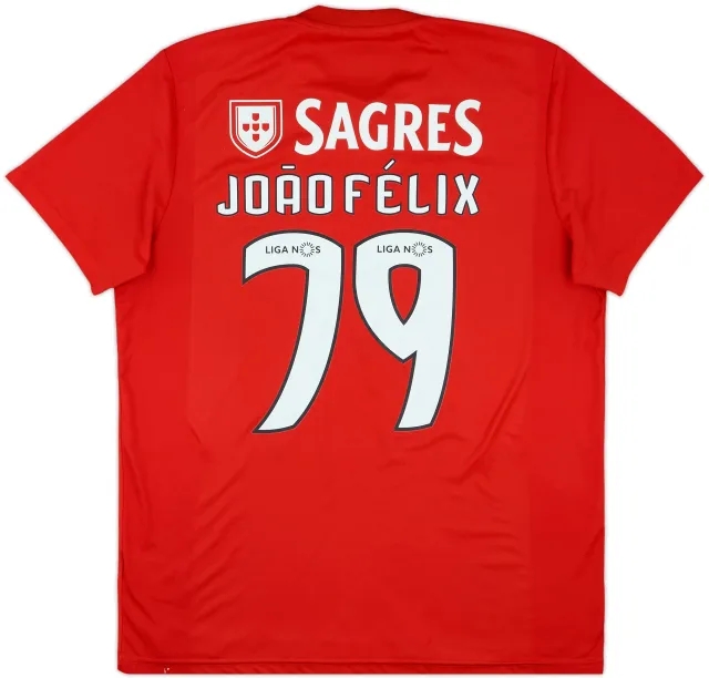 2018-19 Benfica Home Shirt Joao Felix #79 - 8/10 - (L)
