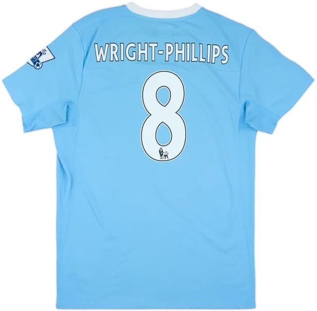 2009-10 Manchester City Home Shirt Wright-Phillips #8 - 8/10 - (M)