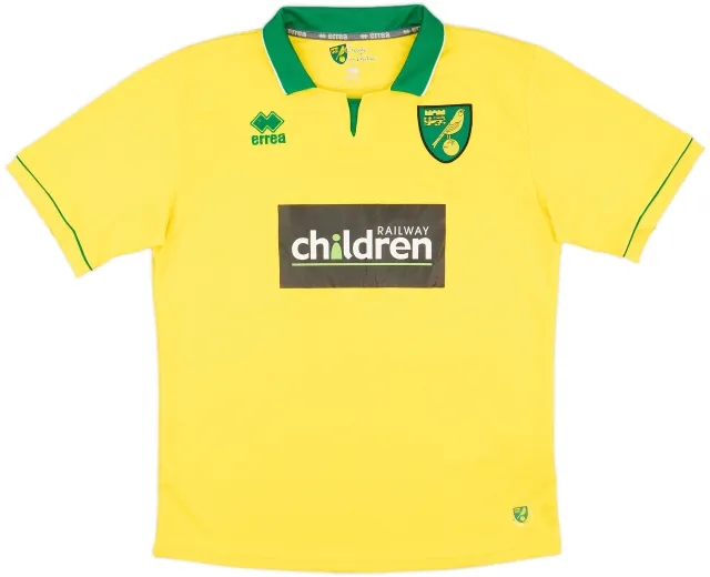 2012-13 Norwich Home Shirt - 8/10 - (L)