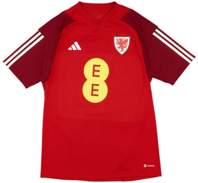 2022-23 Wales adidas Training Shirt - 9/10 - (M)