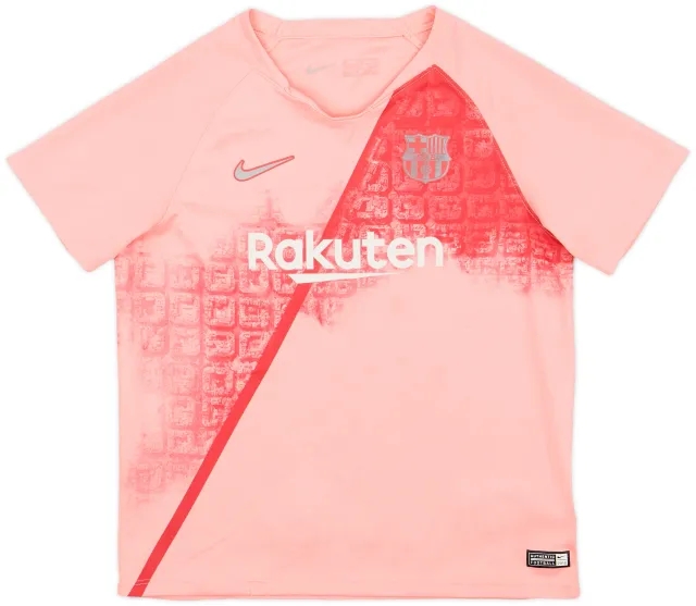 2018-19 Barcelona Third Shirt - 4/10 - (S.Boys)