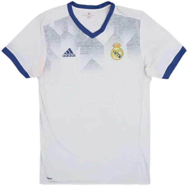 adidas Real Madrid Mens SS Player Issue Home Shirt 2016/17