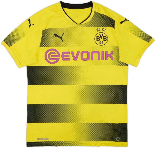 2017-18 Borussia Dortmund Home Shirt - 4/10 - (S)