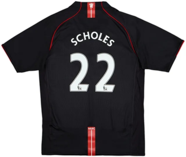 Nike Manchester United Boys SS Away Shirt 2007/08