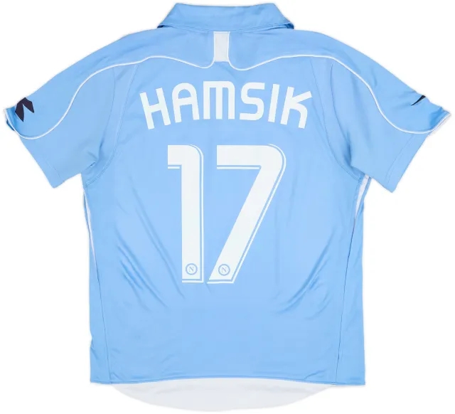 2008-09 Napoli Home Shirt Hamsik #17 - 7/10 - (S)