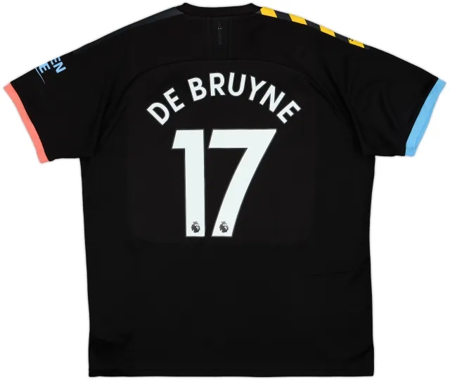 2019-20 Manchester City Away Shirt De Bruyne #17 - 10/10 - (XXL)