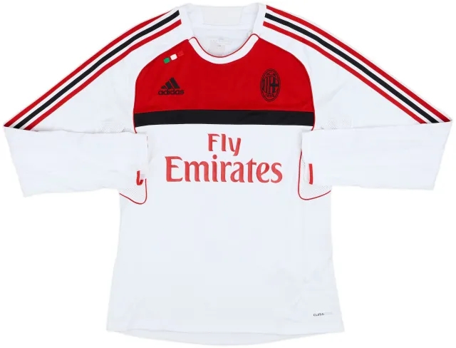 2011-12 AC Milan adidas L/S Training Shirt - 9/10 - (L)