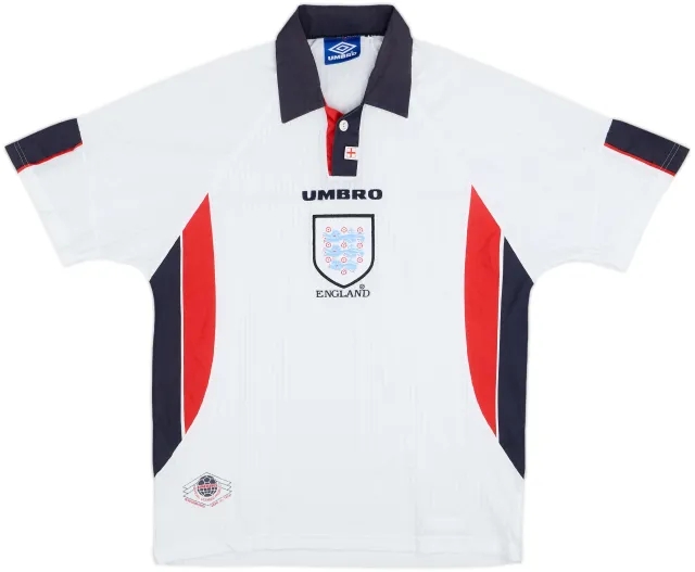 1997-99 England Home Shirt #9 - 6/10 - (L)