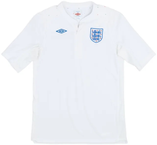 2010-11 England Home Shirt - 9/10 - (L.Boys)