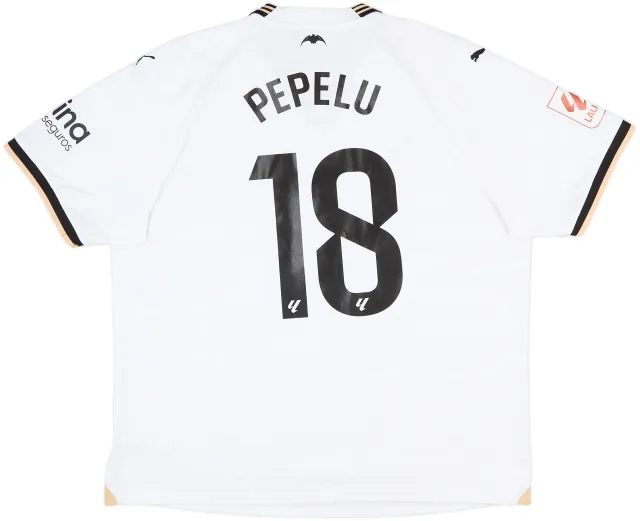 2023-24 Valencia Home Shirt Pepelu #18 - 8/10 - (XXL)