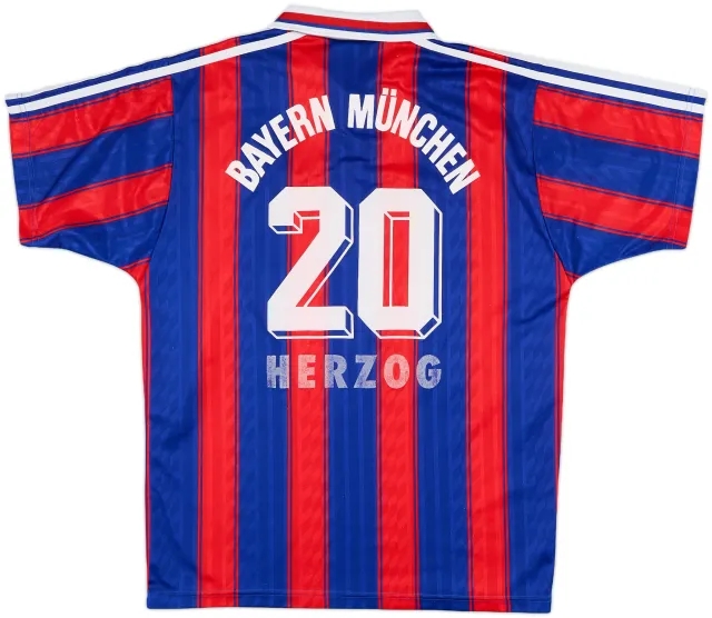 1995-97 Bayern Munich Home Shirt Herzog #20 - 5/10 - (S)