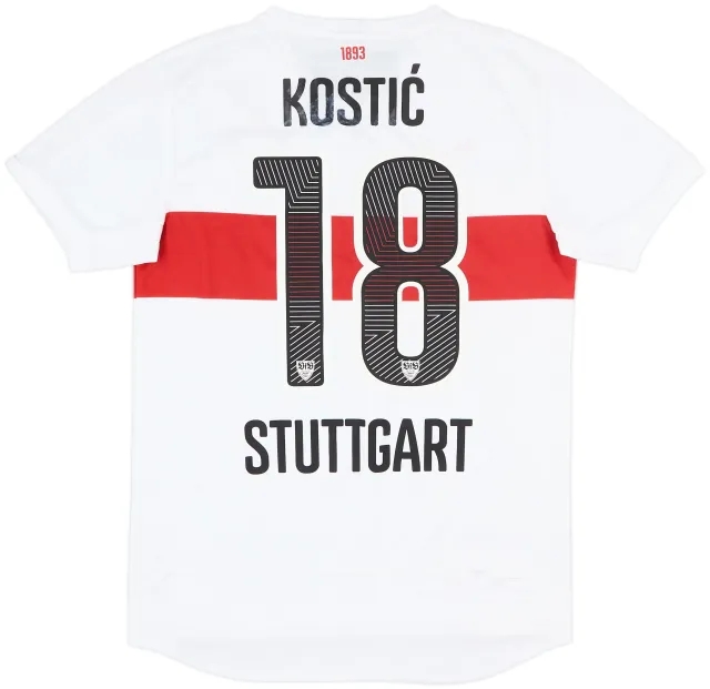 2015- 16 Stuttgart Home Shirt Kostic #18 - 6/10 - (M)