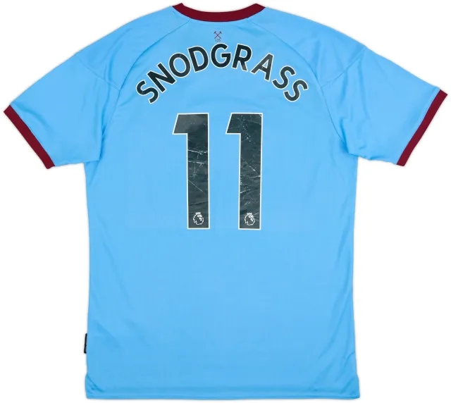 2020-21 West Ham Away Shirt Snodgrass #11 - 5/10 - (L)