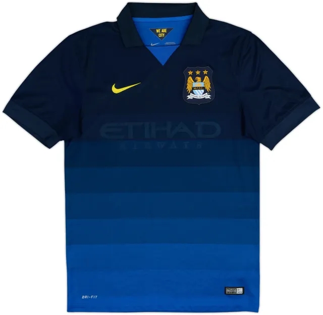 2014-15 Manchester City Away Shirt - 4/10 - (S)